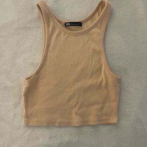 Zara ribbed crop top